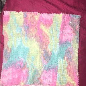 cute rainbow tube top